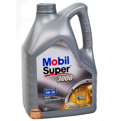 Mobil RN0720 Super™ 3000 Formula R 5W-30 (RN0720) Renault Approved Motor Oil (5 Litre) — Fluids & Chemicals