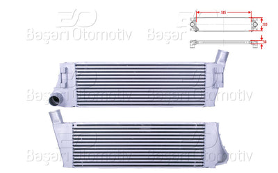 Wisco 3113812-00 Turbo Radiator (Intercooler) 585X203x50 Renault Megane Grand Scenic 1.5 dCi 1.9 dCi 2.0 0 — Radiators & Fans