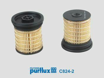 PURFLUX C824-2 Diesel Fuel Filter for Antara-Captiva 2.2Cdti — Fuel Delivery