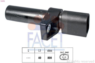 Facet 9.0578 Crankshaft Shaft Konum Sensor W203 00 07 W204 07 14 W212 09 16 W221 05 13 Sprinter 96 16 — Pistons & Rotating