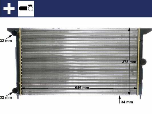 BEHR CR607000S Radiator for VW Sharan 1.9Tdi (1996-2001) — Radiators & Fans