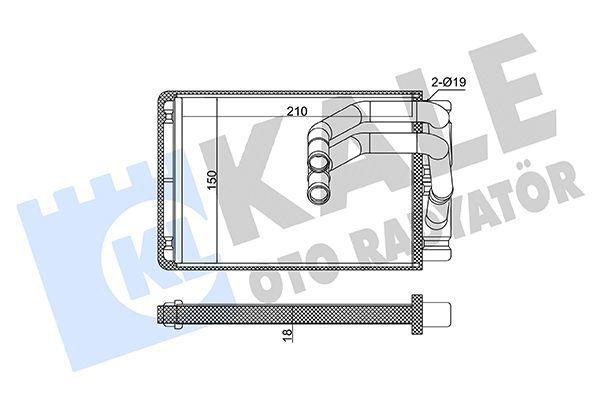 KALE 360815 Radiator for 2004-2011 Matrix - Durable Aluminum Cooling System — Radiators & Fans
