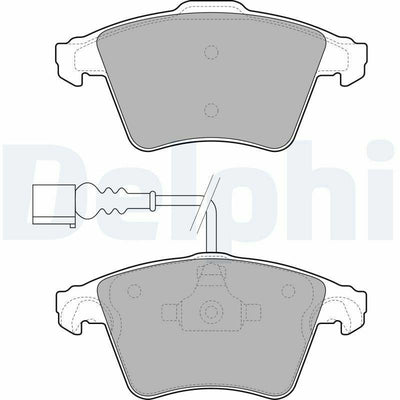 Delphi LP1950 Brake Pads for Volkswagen Touareg (2003-2016) - V6, V10 TDI and 3 more models