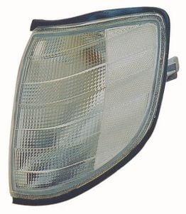 DEPO Mercedes W140 Left Signal Light - White Lens for 92-94 Models — Tail, Signal & Reflectors