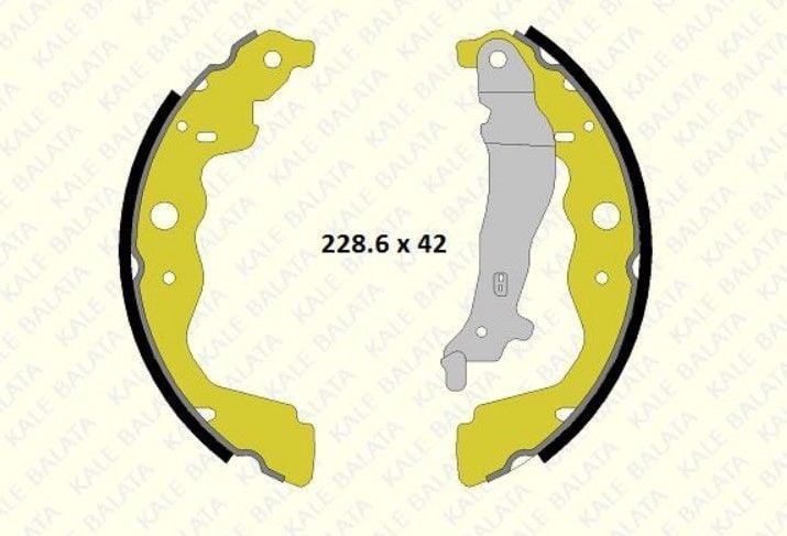 Kale Rear Brake Pad Set for Renault Symbol Joy 2013-1.5 dCi — Brake Pads