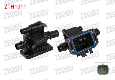 Zegen ZTH1011 Thermostat Complete with Switch 83 C (70 Hp) Fiesta VI 1.4 TDCi 2008-2012 / C3 1.4 HD — Water Pump & Thermostat