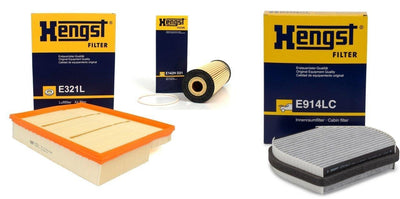 Hengst Mercedes W202 Body C180 C200 Scheduled Service Filter Set — Maintenance & Service Kits