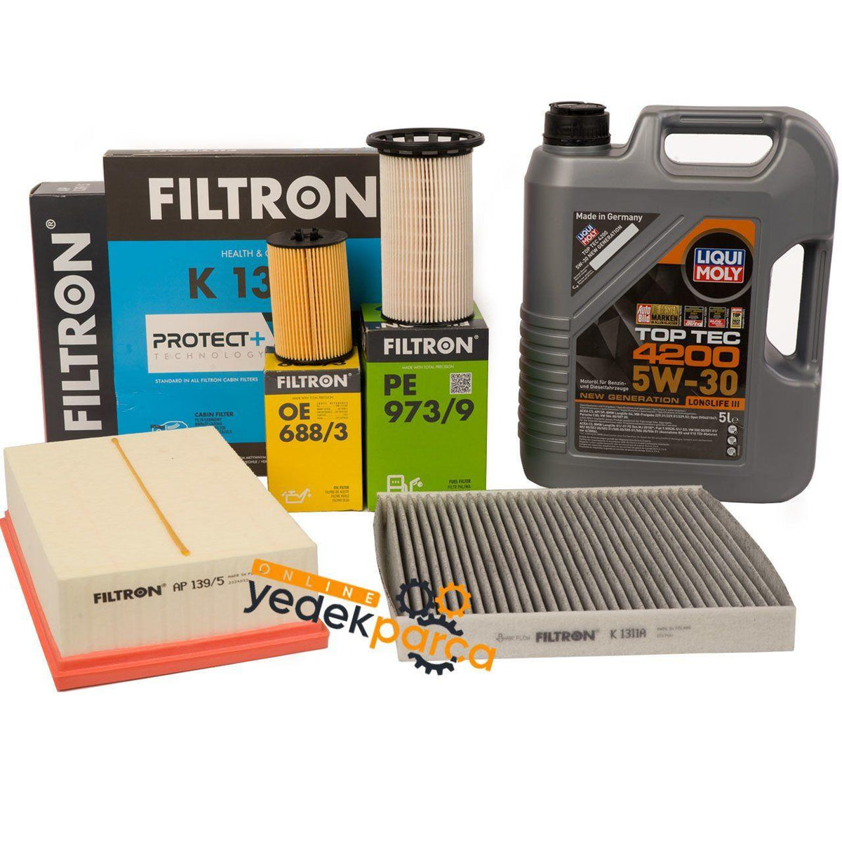 Filtron Volkswagen Golf 7 Diesel Maintenance Filter Set — Maintenance & Service Kits