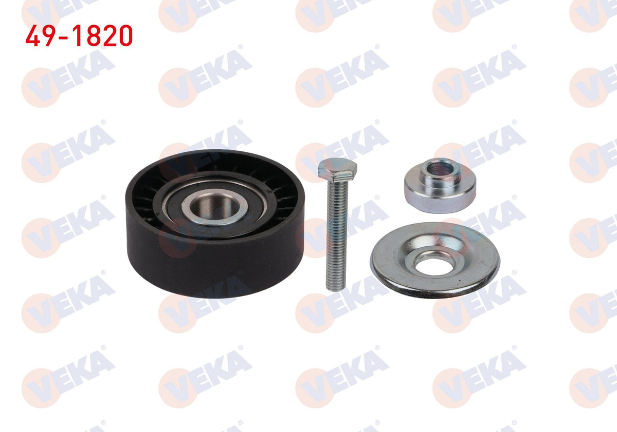 Veka 49-1820 V Belt Tensioner Bearing Plastic with Bushing 65X23 Fiat Albea 1.2 1996-2003 / Albea 1.4 — Pulleys & Tensioners