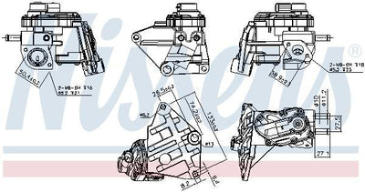 Nissens 98348 EGR Valve Golf V / Passat / Jetta / A3 / Blr / Bvy / Bvz / Bly 2.0 FSI 04 > — Emission Control