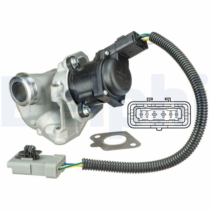Delphi EG10434-12B1 EGR Valve 206 307 406 Focus C-Max 1.6Hdi 16V *Dv6* Euro3 — Emission Control