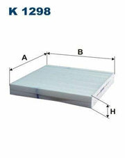 filtron-k1298-cabin-air-filter, filtron-k1298-filter-technical-specifications FILTRON K1298 Cabin Air Filter - Efficient Protection for 08 Honda Jazz, City, CR-Z | 8.03 in x 4.02 in x 1.18 in FILTRON K1298 Cabin Air Filter - Efficient Protection for Cars cab-in-filters, air-filter, filtron-k1298, car-maintenance, vehicle-accessory, auto-parts, environmental-protection, car-owners, passing-allergenic-particles, ai-generated