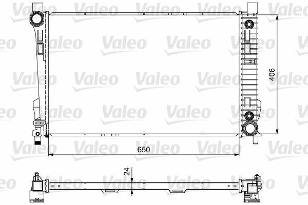 VALEO 732741 Radiator - C-Class (W203-S203) + AC Support — Radiators & Fans