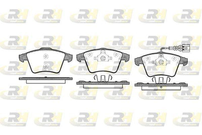 ROADHOUSE 21045.01 Brake Pad Multivan V 7Hm. 7Hn. 7Hf. 7Ef. 7Em — Brake Pads