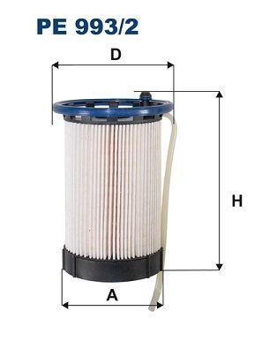 Filtron PE993-2 Audi A3/Seat Leon/Skoda Octavia/VW Golf VII 1.6-2.0 TDI Diesel Filter — Fuel Delivery