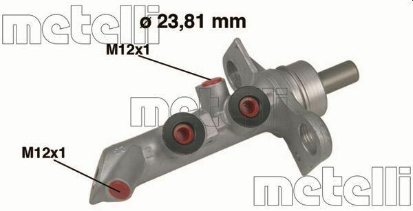 Metelli 05-0485 Ana Merkez - Brake Cylinder for Renault Megane II — Brake Hydraulics