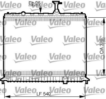 VALEO Radiator - 2005 Rio 1.5 CRDi — Radiators & Fans