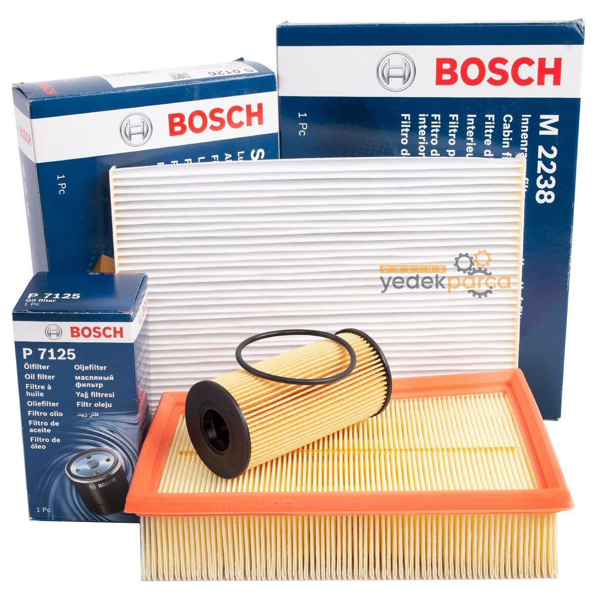 Bosch Nissan Qashqai 1.6 dCi Maintenance Filter Set - Air — Maintenance & Service Kits