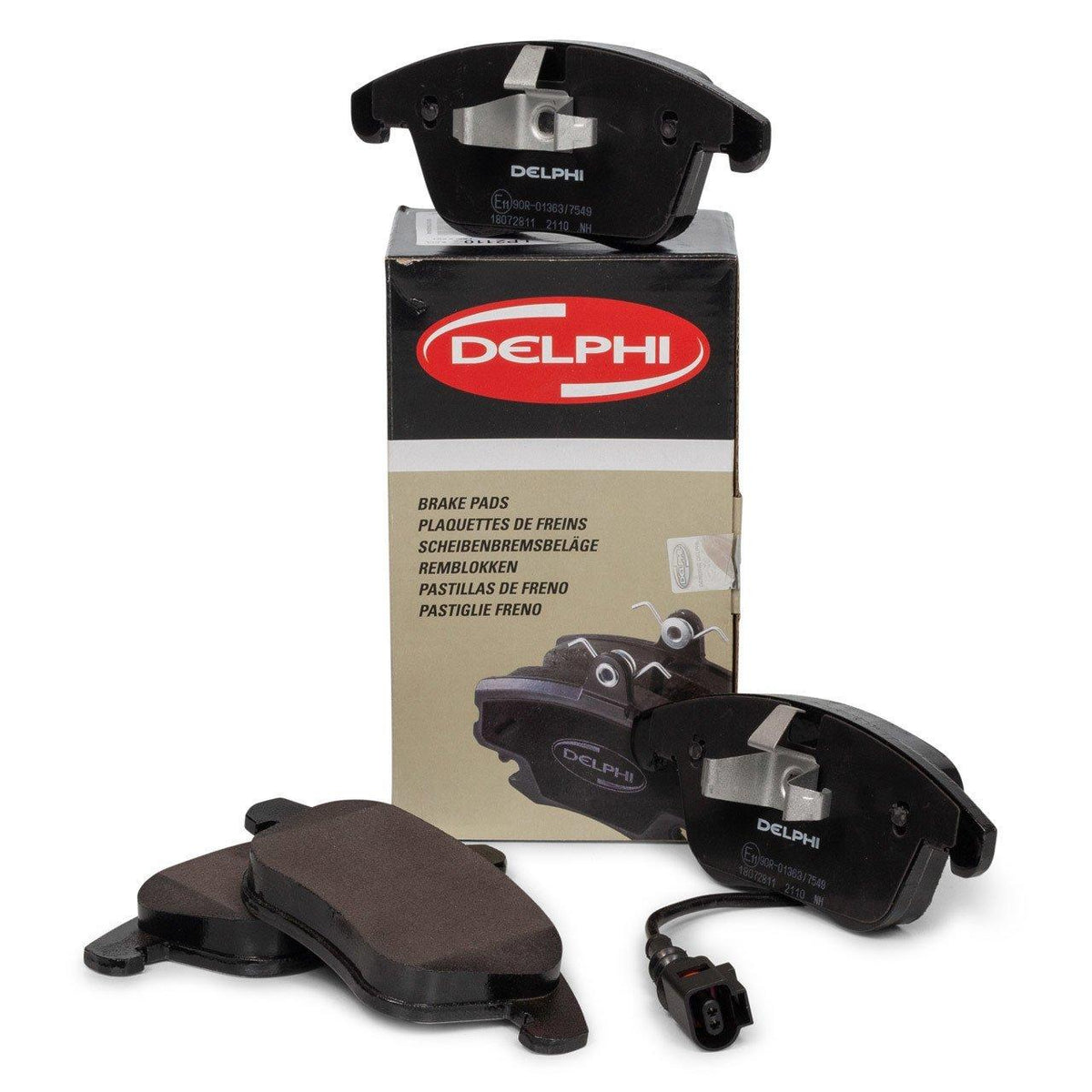Delphi Front Brake Pads - Volkswagen Tiguan 2008-2018