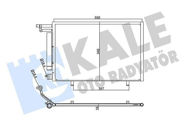 KALE 357775 - Climate Radiator Condenser for 09 Fiesta-Bmax — Condensers & Evaporators