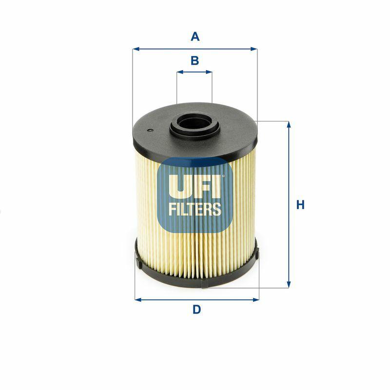 UFI FILTRE Fuel Filter 26.006.00 - Compatible with W202, S202 and 2 more models — Fuel Delivery