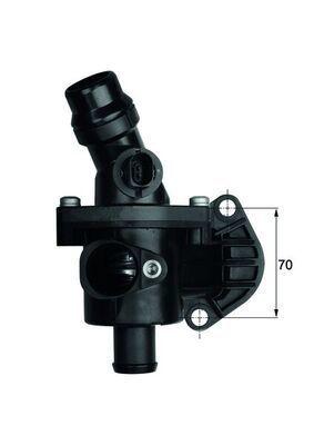 mahle tm6109 thermostat for vw vehicles, mahle thermostat 109c specification, mahle car thermostat product packaging MAHLE TM6109 - Thermostat 109°C for Passat, Jetta, Golf & Touran 2.0 FSI | High Performance MAHLE Thermostat 109°C - High Performance For VW Models mahle, thermostat, vw-passat, vw-jetta, vw-golf, vw-touran, engine-cooling, car-parts, automotive-repair, ai-generated
