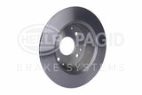 HELLA Pagid Brake Disc 8DD355112-011 - 260mm for Honda Accord 1998-2002 — Brake Rotors & Drums