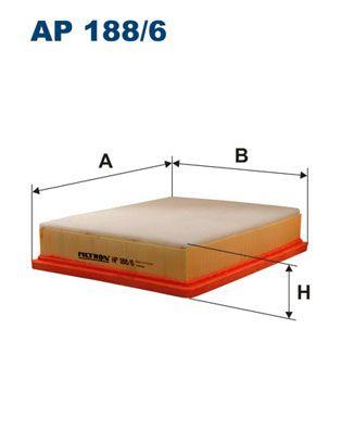 Filtron AP188-6 Air Filter Saab 9-3 1.9Ttid / 1.9Tid / 2.2Tid Cadillac Bls 1.9 D 06