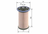 BOSCH Fuel Filter 1457070014 - Compatible with 13-Golf VII & A3 1.6TDI/2.0TDI — Fuel Delivery