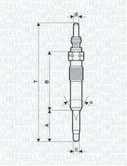 magneti marelli glow plug for vehicles, technical specification of magneti marelli glow plug MAGNETI MARELLI Glow Plug - Compatible with Almera, Clio, Kangoo, Megane, A3, A4 | 1.5 DCI / 1.9 TDI MAGNETI MARELLI Glow Plug - Almera, Clio, Kangoo | 1.5 DCI magneti-marelli, glow-plug, car-parts, diesel-engine, vehicle-maintenance, engine-starting, mechanic-tools, auxiliary-heating, automotive-accessories, ai-generated