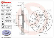 brembo brake discs for mercedes w220, brake disc technical specifications BREMBO Brake Discs - Mercedes W220 S280/S320 (1999-2005) | 2 Pieces BREMBO Brake Discs for Mercedes W220 | 2 Pieces brembo, brake-discs, mercedes-w220, car-parts, mechanics, car-owners, braking-system, high-quality, automotive, ai-generated