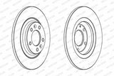 FERODO DDF1275 Brake Disc - Rear — Brake Rotors & Drums