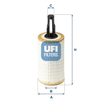 Ufi 25.172.00 Oil Filter Mercedes M276-W204-W212-W221
