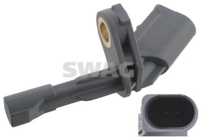 SWAG ABS Sensor Rear Left 30102855 - Compatible with 2009 Golf VI, Superb, Q3 — Brake Sensors & ABS