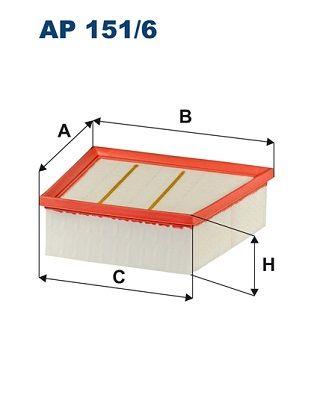 Filtron AP151-6 Ford Couirer 2018 Model onwards 1.5TDCI Air Filter — Air & Cabin Filters