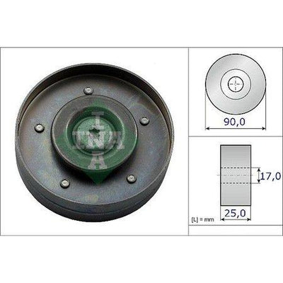 INA Idler Pulley for Audi A4 2008-2012 2.0 TDI CDH Engine — Pulleys & Tensioners