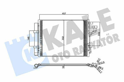 Kale Air Conditioning Radiator Condenser - Durable Aluminum — Condensers & Evaporators