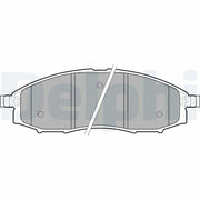Delphi LP1772 Brake Pad Set, Delphi brake pads for Nissan Murano and Navara Delphi LP1772 Brake Pad Set - High-Quality Resin Material for Murano & Navara | 6.46 x 2.24 x 0.66 inches Delphi LP1772 Brake Pad Set | Compatible with Murano & Navara brake-pads, delphi, automotive-parts, car-enthusiasts, vehicle-maintenance, mechanics, low-metallic-material, brake-replacement, nissan-parts, ai-generated