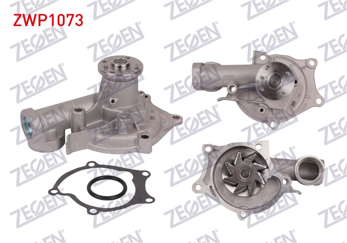 Zegen ZWP1073 Water Pump Hyundai Accent I 1.5i 12V (G4k) 1994-2000 / Elantra I-II 1.8i 16V (G4cn) 1 — Water Pump & Thermostat