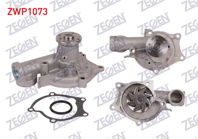 Zegen ZWP1073 Water Pump Hyundai Accent I 1.5i 12V (G4k) 1994-2000 / Elantra I-II 1.8i 16V (G4cn) 1 — Water Pump & Thermostat