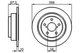 BOSCH Brake Discs 0986478799 - Subaru Models — Brake Rotors & Drums