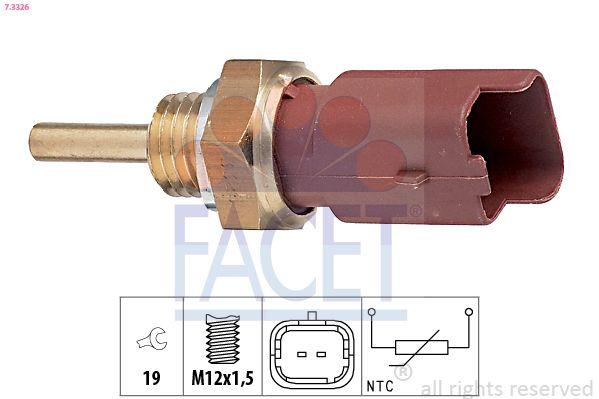 Facet 7.3326 Coolant Temperature Sender Bravo Doblo Idea Palio Punto Panda Stilo Agila Astra Combo Corsa Meriva Vectra