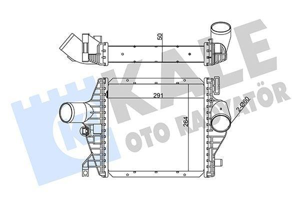 Kale Radiator 344990 - Turbo Radiator for V Class/Vito — Radiators & Fans