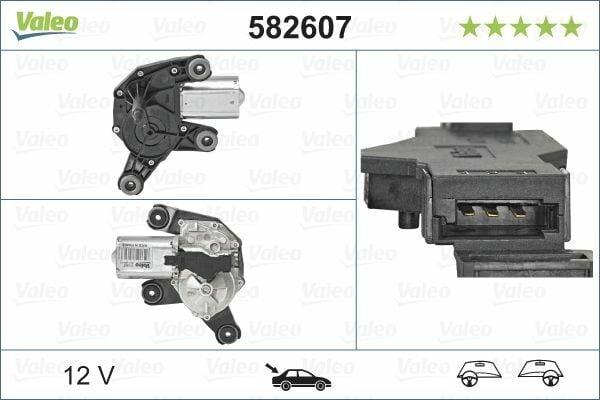 valeo 582607 rear wiper motor, installing valeo rear wiper motor, valeo wiper motor features VALEO 582607 Rear Wiper Motor for 10-Ao.Giulietta 2.0 - 12V | Mechanics, Car Owners VALEO 582607 - Rear Wiper Motor for Giulietta | 12V valeo, rear-wiper-motor, guilietta-parts, car-maintenance, mechanics, automotive-replacement, wiper-systems, car-owners, safety-parts, ai-generated