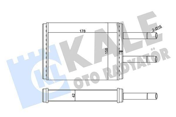 KALE Radiator 346595 - Replacement for 1992-1997 Models — Radiators & Fans