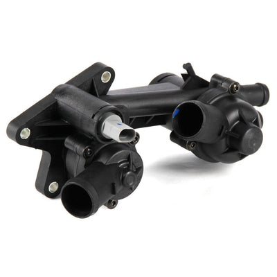 Volkswagen Jetta Thermostat Housing - Compatible with 2006-2010 1.4TSI and 1.6FSI Models — Water Pump & Thermostat