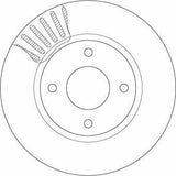 TRW DF6142 Disc Brake - 280 mm Ventilated — Brake Rotors & Drums