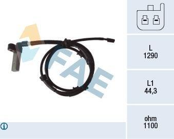 FAE Wheel Speed Sensor - Left Rear Axle for Grand Cherokee I — Brake Sensors & ABS