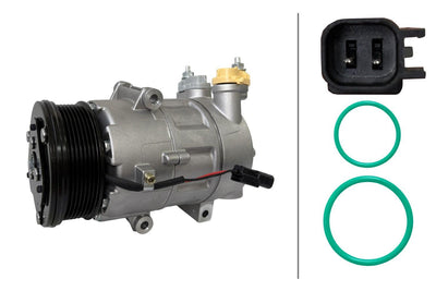 Hella 8FK366202-171 A/C Compressor Transit V363 2.2 TDCi Rear Wheel Drive 14 >