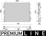BEHR Motor Water Radiator - High Performance for Mercedes 213 253 257 — Radiators & Fans